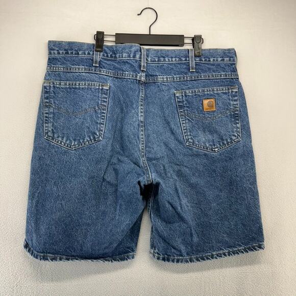 Carhartt Other - Vintage Carhartt Shorts Fits 38 Blue Denim Baggy Medium Wash Skater y2k 90s